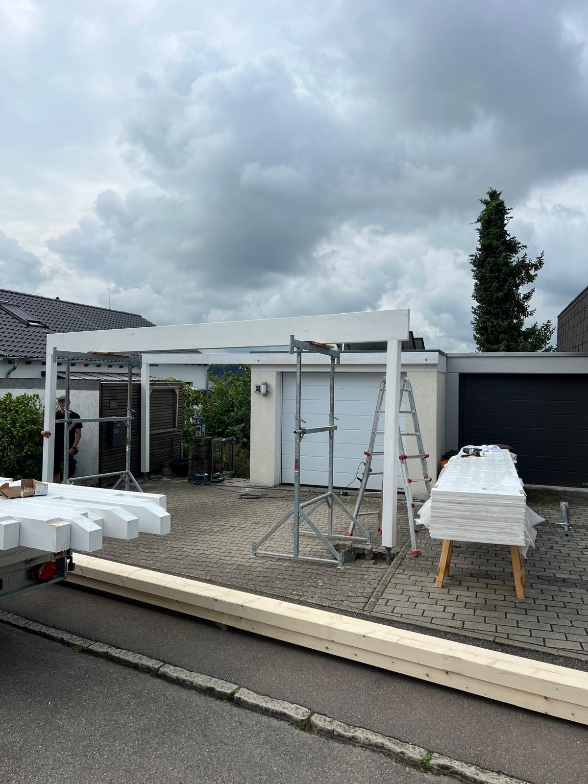 Carports & Vordächer – Referenzprojekt Zimmerei Renz Gomaringen